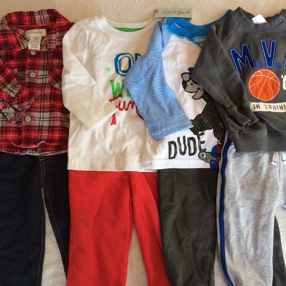 8pc outfit set boy winter clothes bundle